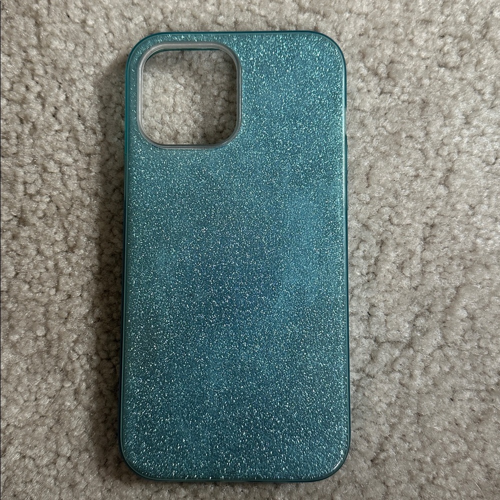 Glittery Blue Phone Case